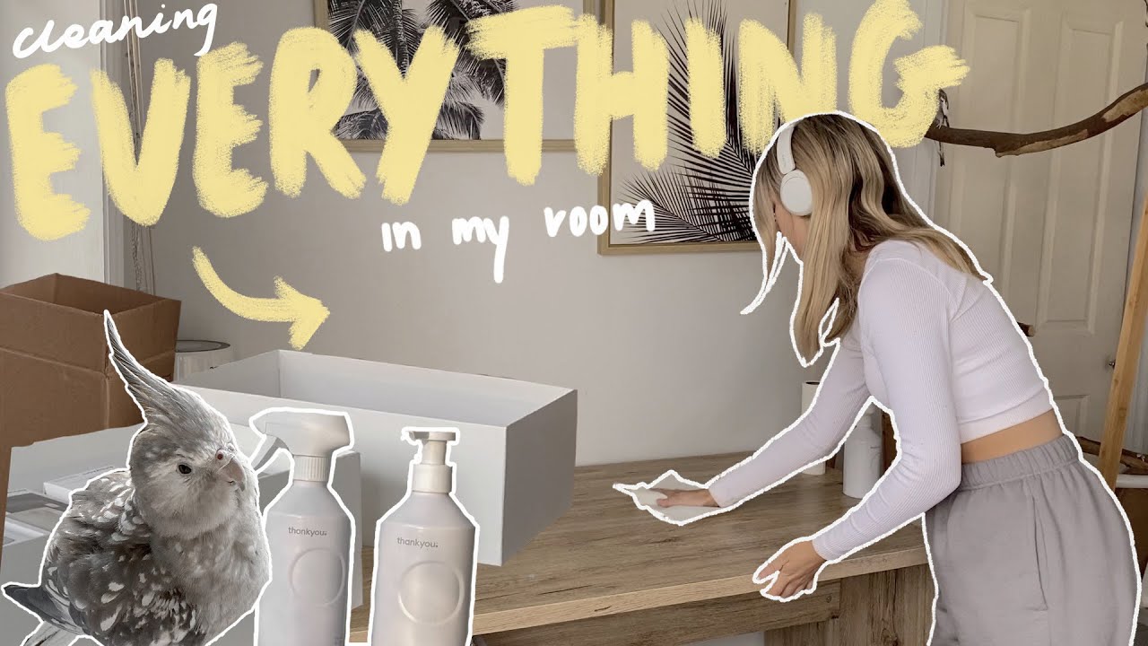 cleaning & organising my entire room after being in a slump