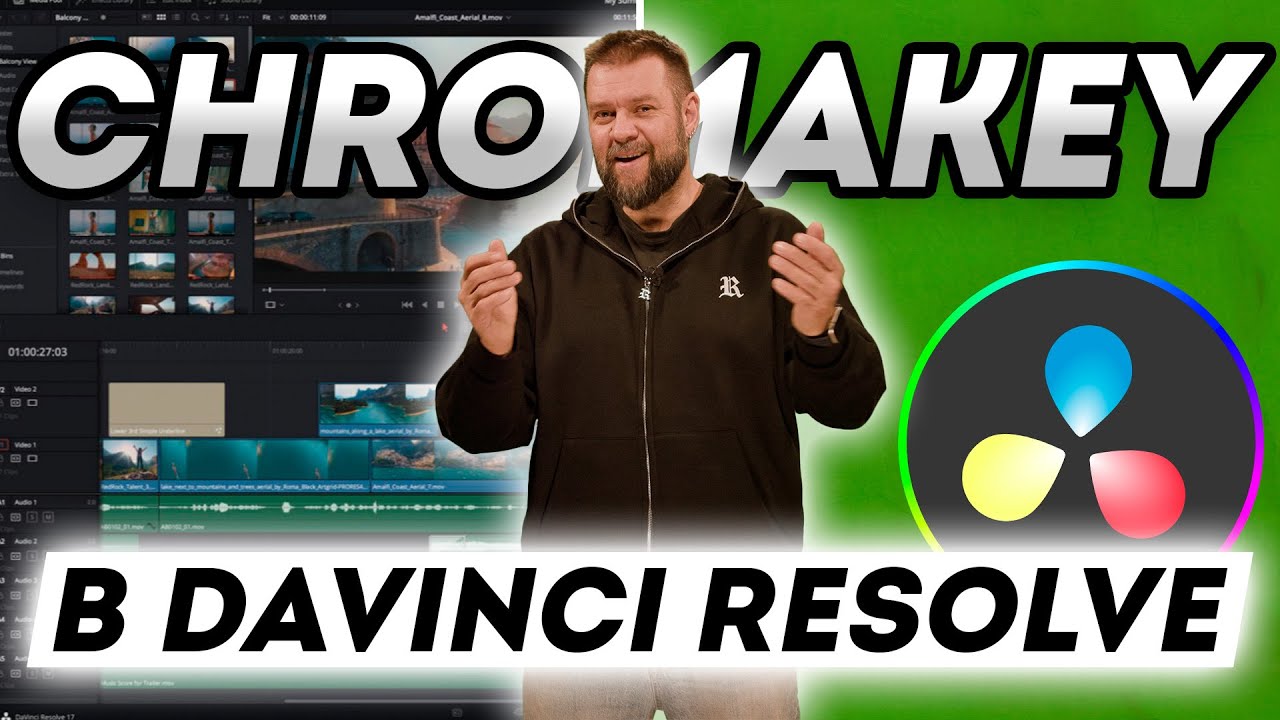 Режем ХРОМАКЕЙ в Davinci Resolve