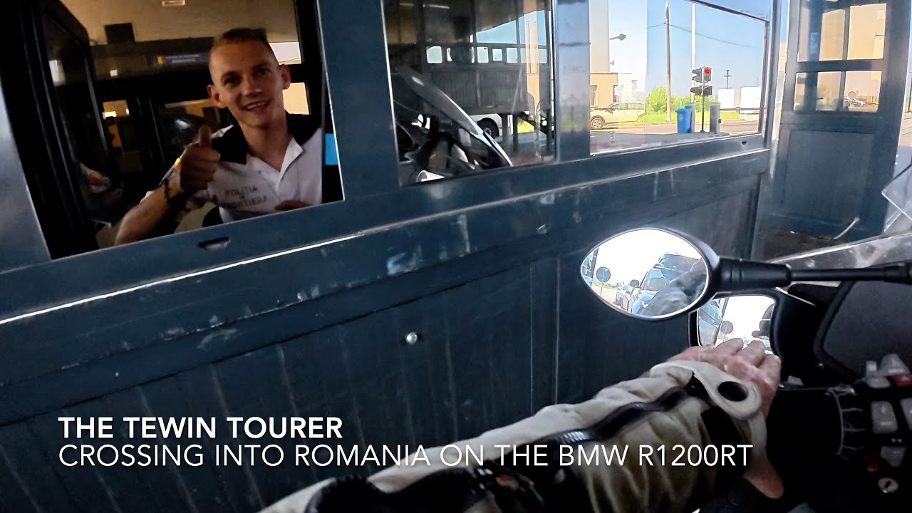 Crossing into Romania on the BMW R1200RT - European Motorcycle Tour 2025.