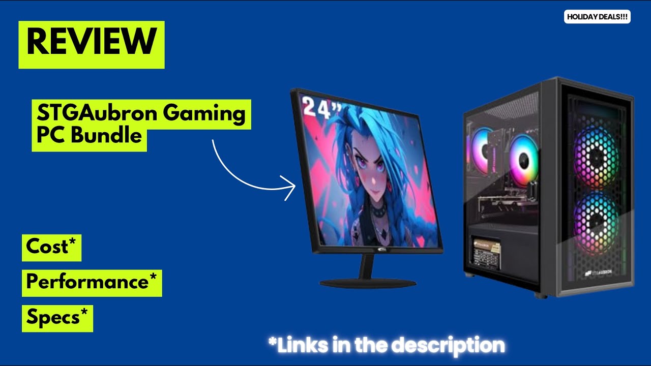STGAubron Gaming PC Bundle Review 2026 | Intel Xeon i7 + RX 550 + 24” FHD Monitor – Worth It?