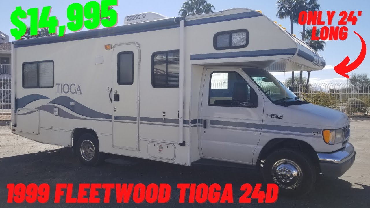 Моторизованный автодом класса C за 15 000 долларов. Видеообзор Fleetwood Tioga 24D 1999 года. ПРО...