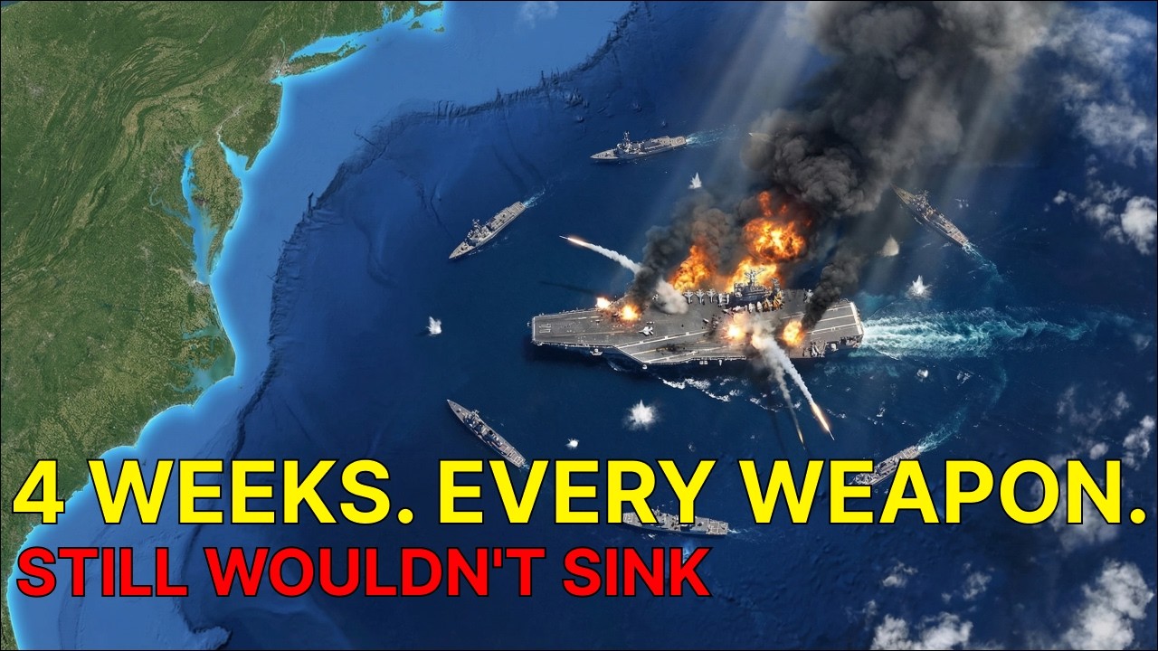 What Happens to a $13 Billion Carrier When It Takes a Hit &mdash; The Navy Tried to Sink One for 4 Weeks