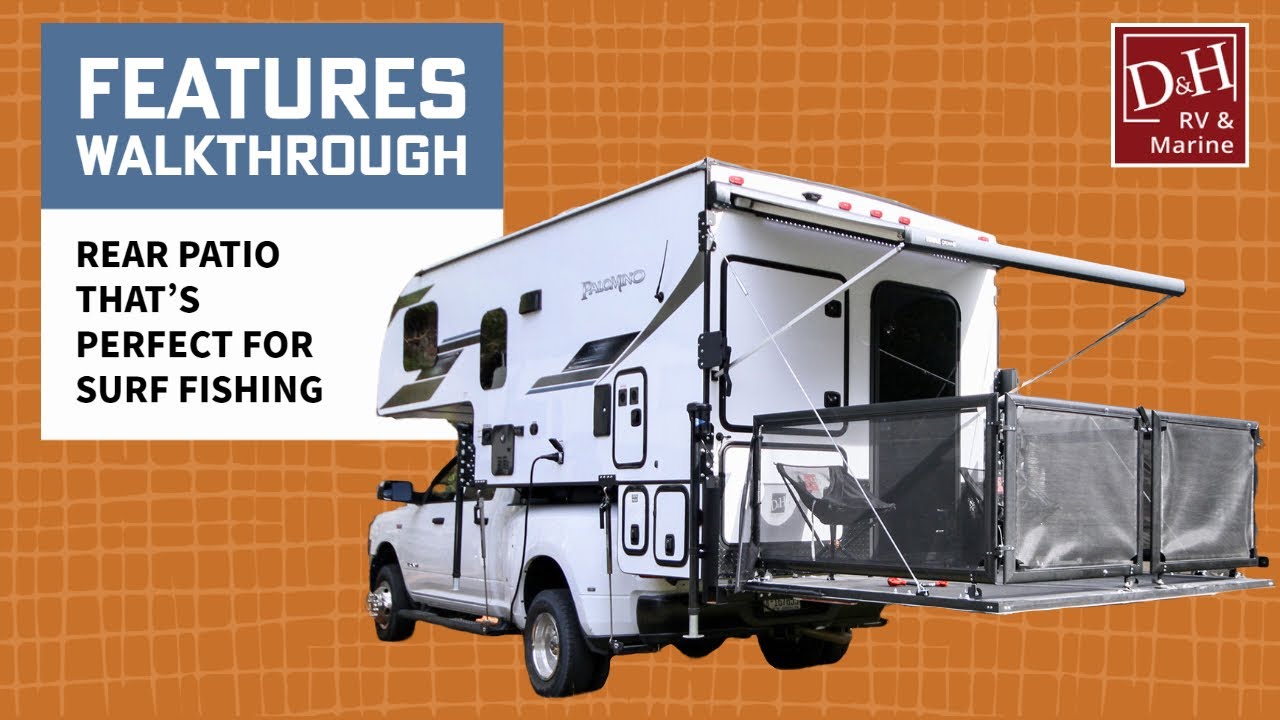 Palomino HS-2912 Walkthrough - Truck Camper with Rear Patio. An Ideal Set Up for Surf Fishing!