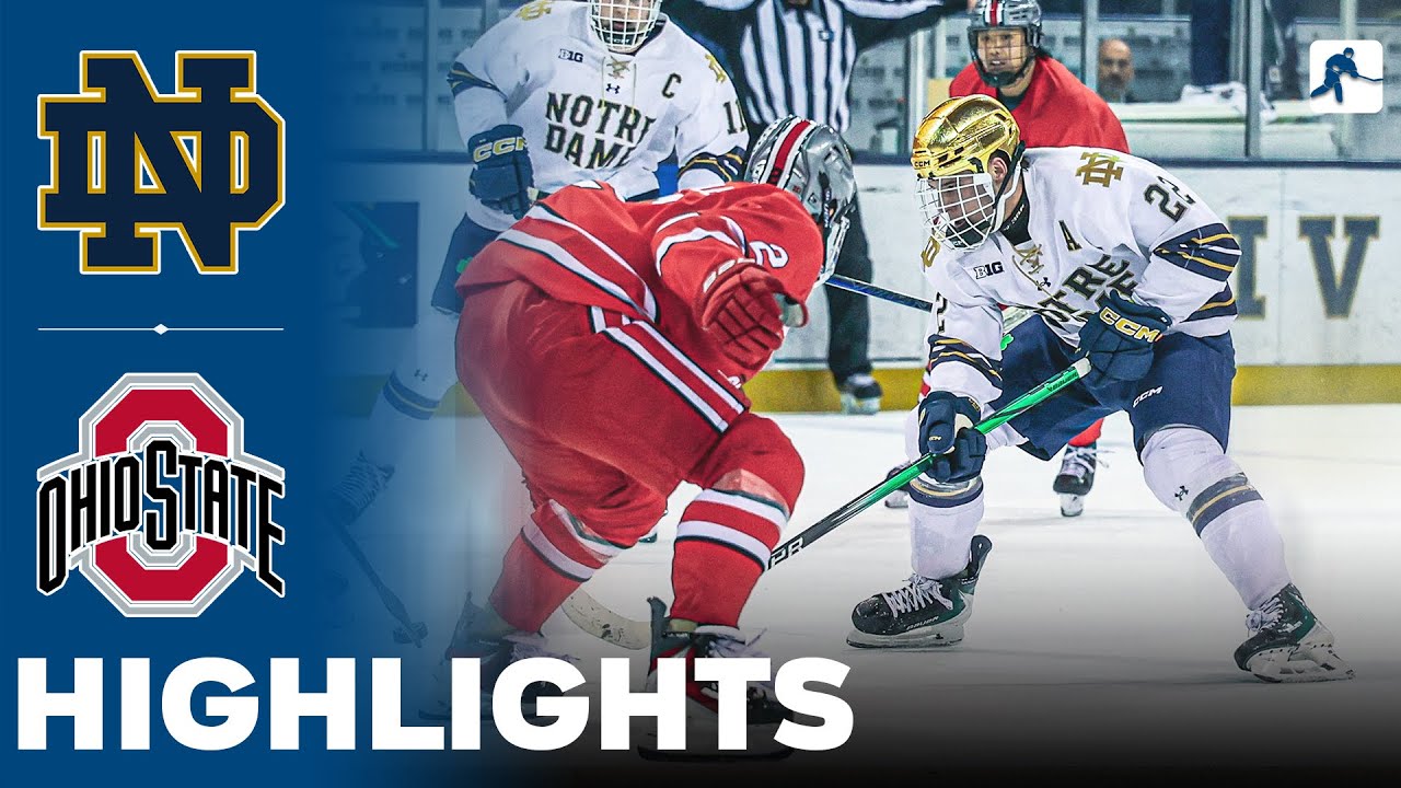Notre Dame vs Ohio State | NCAA College Hockey | Highlights - January 23, 2026