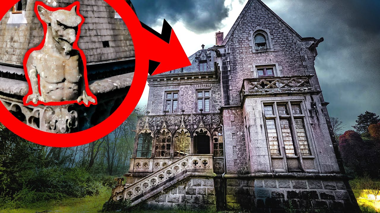 ABANDONED MILLIONAIRE GOTHIC MANSION (GARGOYLES EVERYWHERE)