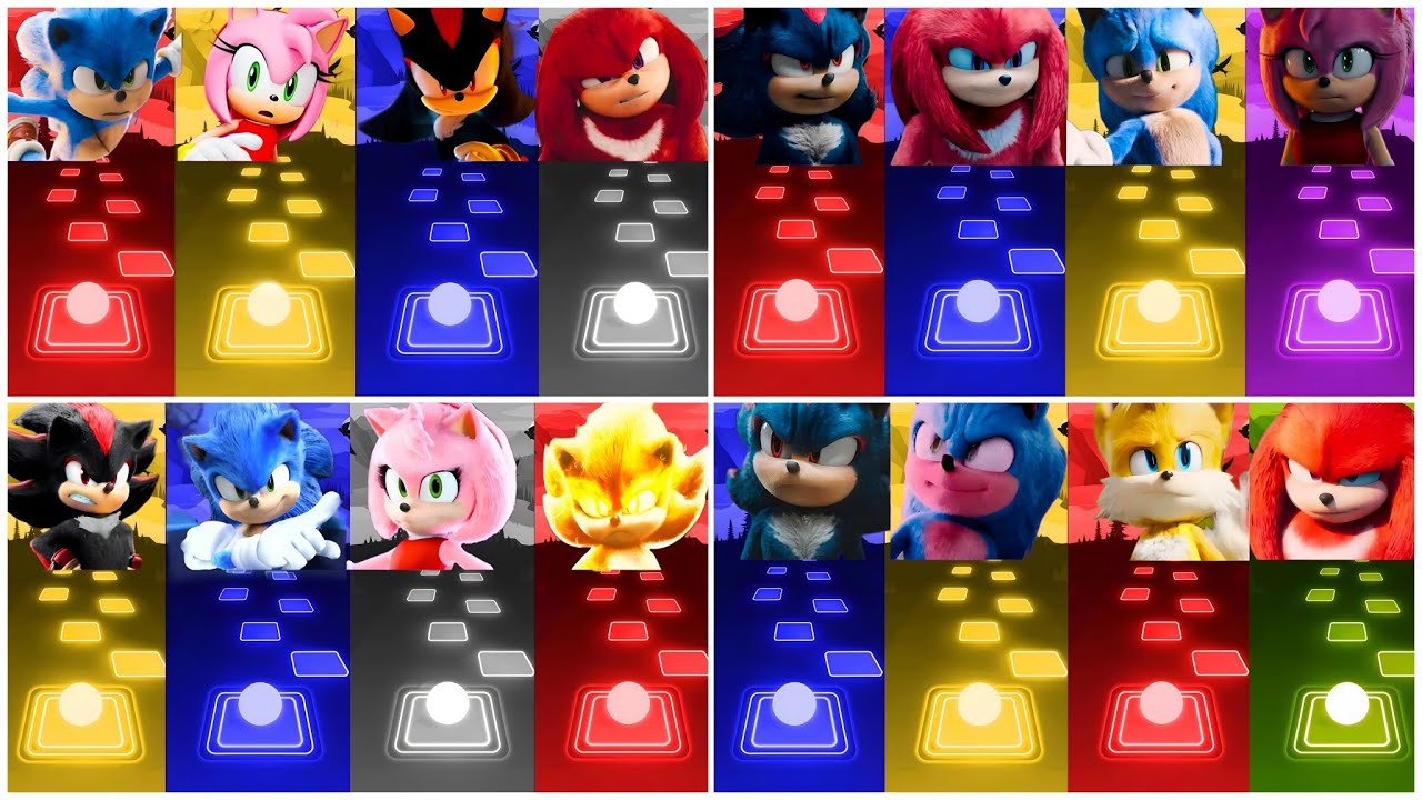 All Characters Mega-Mix: Sonic The Hedgehog 🔴 Super Sonic 🔴 Shadow 🔴 Silver