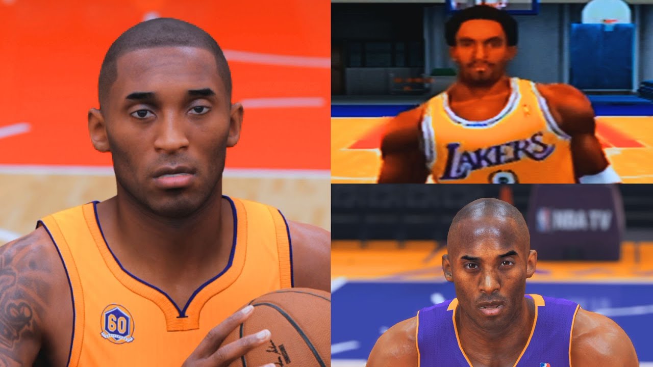 Эволюция Коби Брайанта в играх NBA 2K (NBA 2K - NBA 2K26): рейтинги, статистика и игровой процесс...