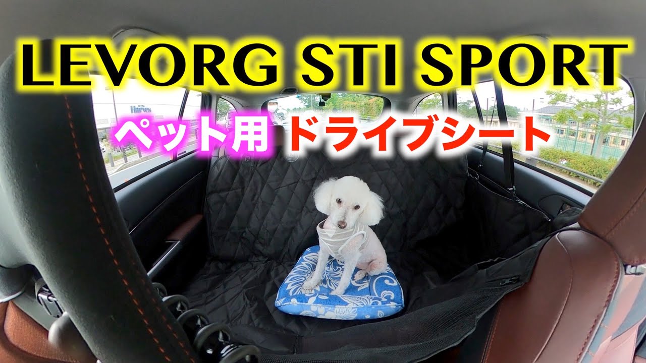 レヴォーグとフォレスターにペット用ドライブシートを付けました。