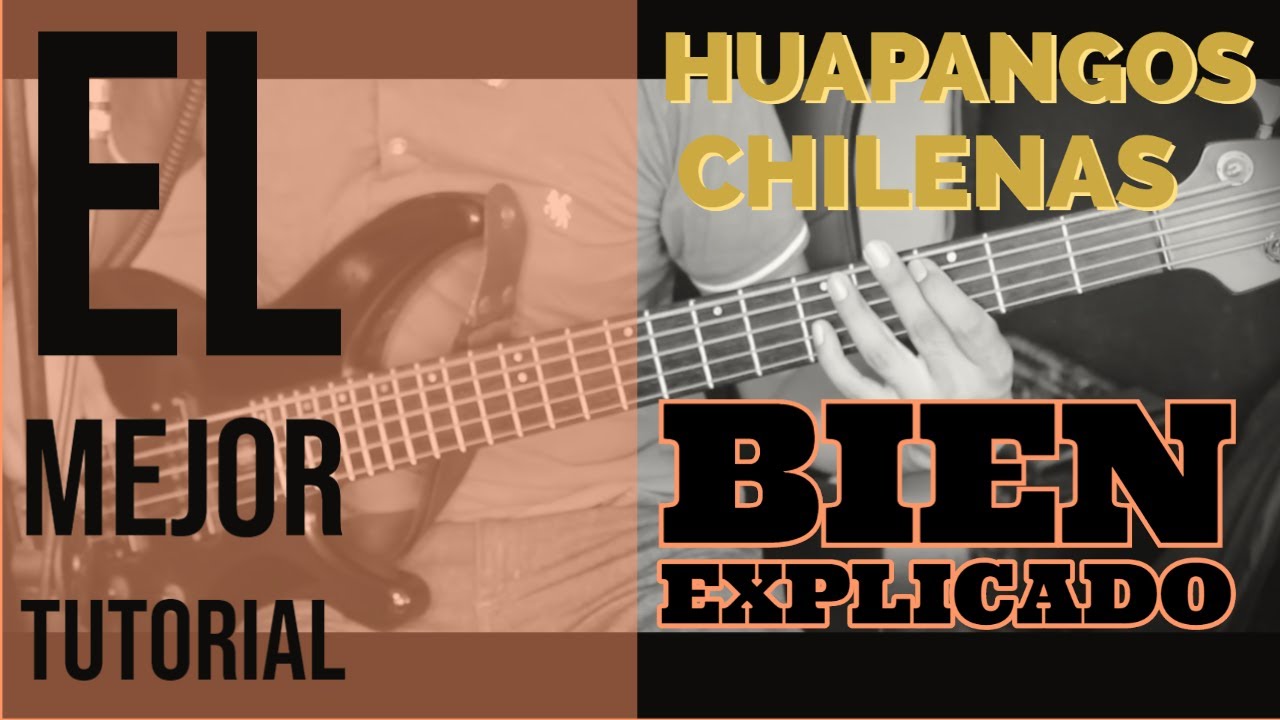 Aprende a tocar HUAPANGO. CHILENA  EN EL BAJO - BIEN EXPLICADO.