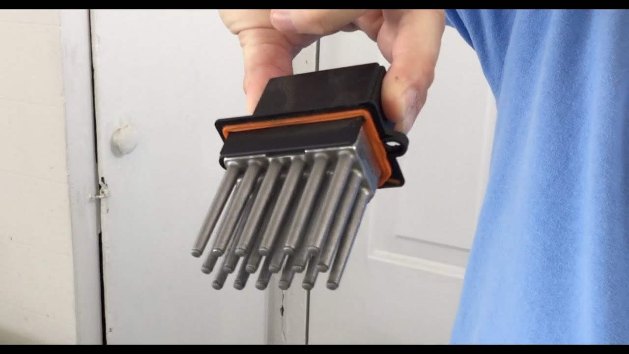 How To Replace A 2004-2007 Chrysler Pacifica Air Blower Motor Resistor