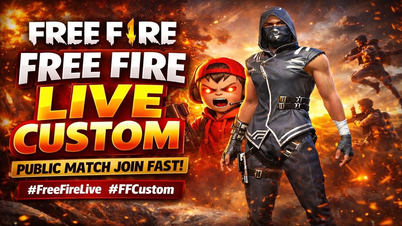 FREE FIRE LIVE TODAY 🔥 | GUILD TRYOUT + 4V4 CUSTOM MATCH 