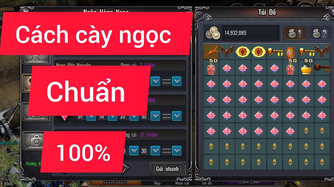 Cách cày ngọc chuẩn 100% | MU huyền thoại tarkan