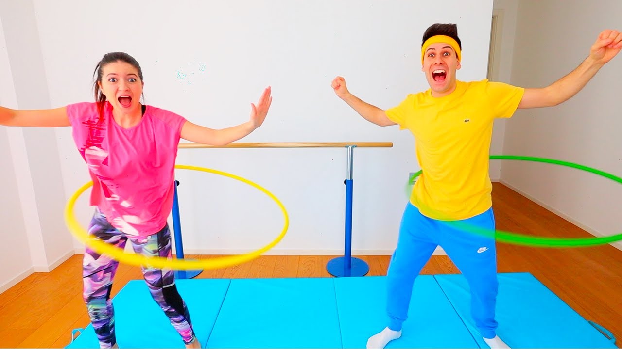 HULA HOOP CHALLENGE NELLA PALESTRA MISTERIOSA!