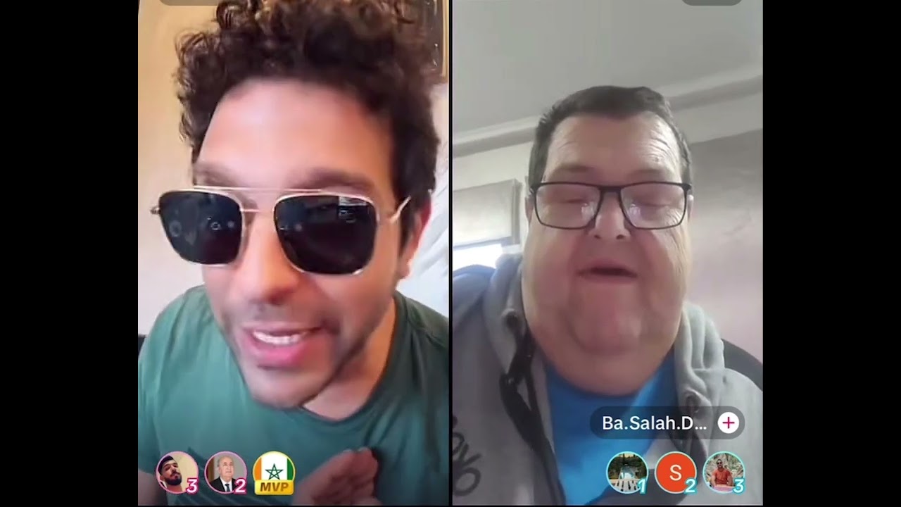 أنس الباز في لايف ناري 😱😂