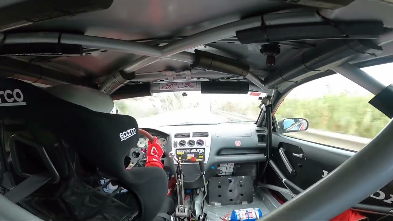 SUBIDA ARUCAS 2023 Octavio cañamero honda civic type r on board