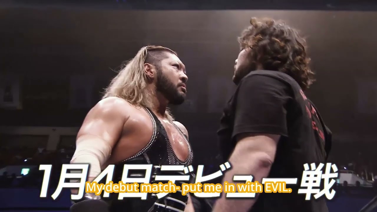 Aaron Wolf vs EVIL LIVE in English January 4!