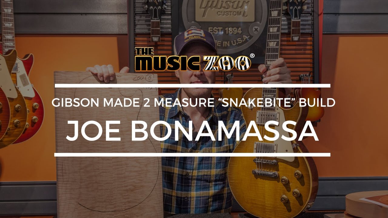 Джо Бонамасса Гибсон сделал двухтактную сборку «Snakebite» в The Music Zoo