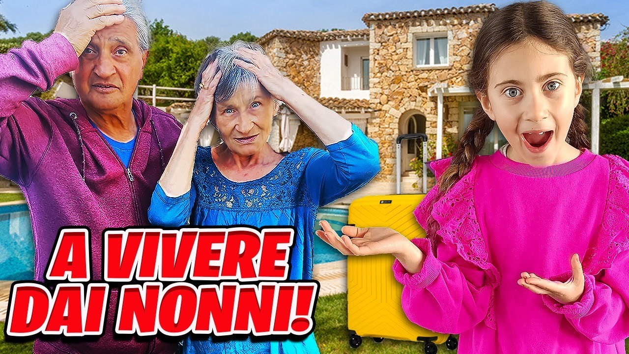 GIADA E RIKY È SCAPPATA DI CASA E VA A VIVERE DA SOLI NELLA NUOVA CASA DEI NONNI DI GIADA!