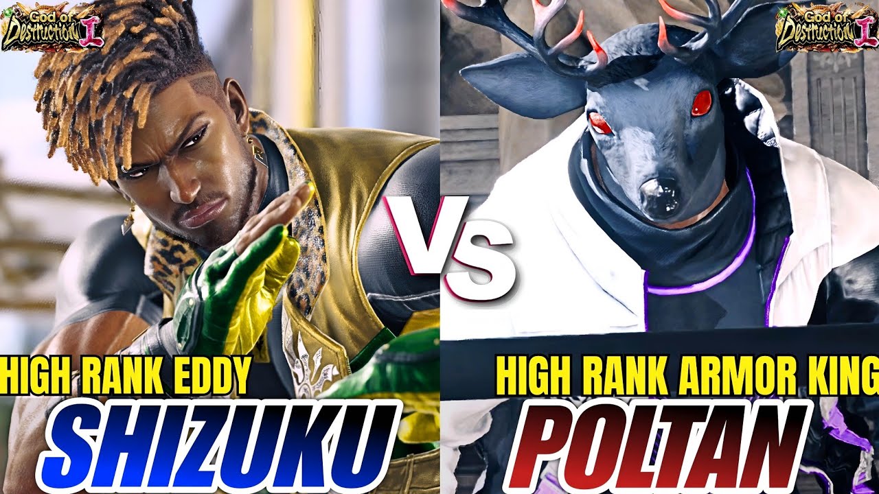 Tekken 8 - Shizuku (Eddy) vs Poltan (Armor King) | High Level Ranked Matches