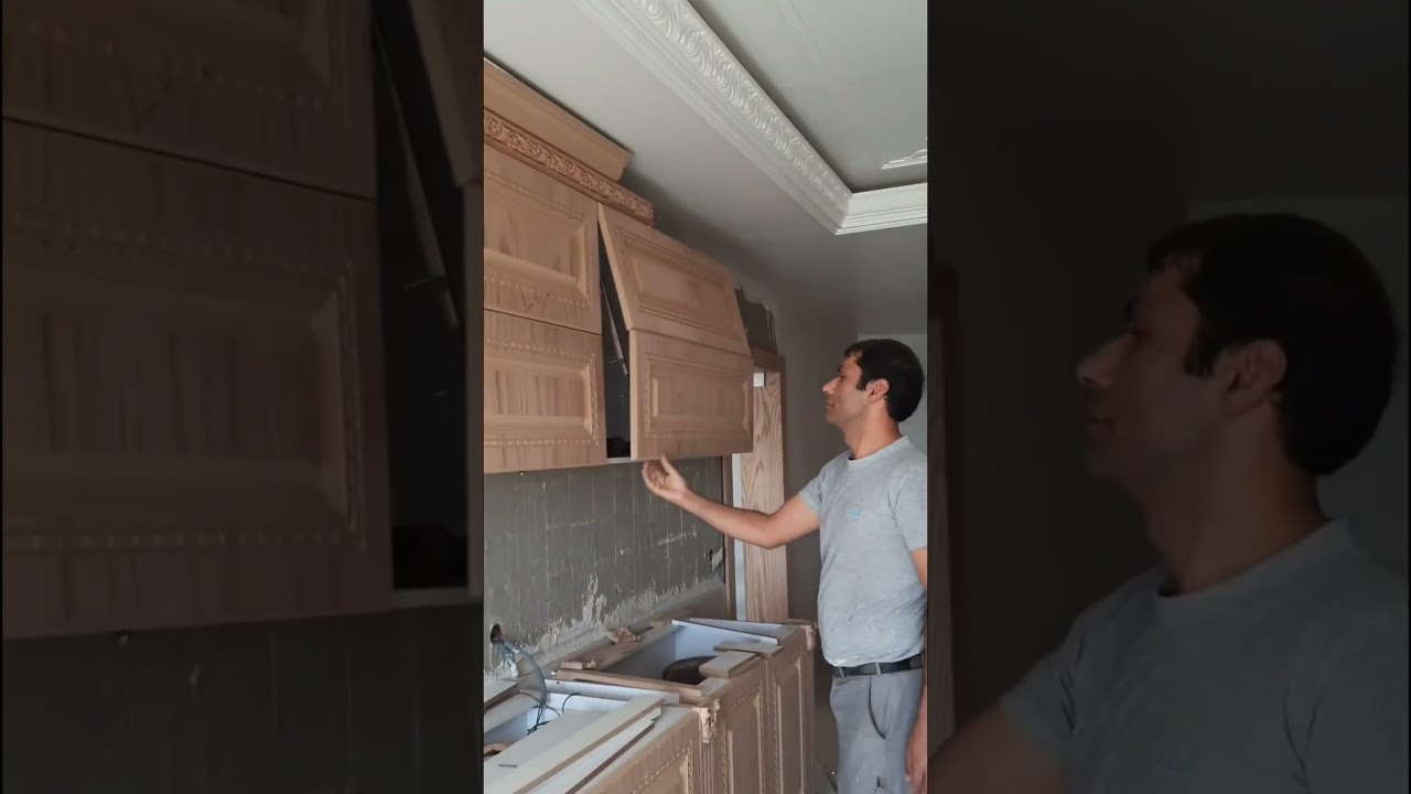 Cabinet flip-up door support hanging cabinet hardware accessories #shorts #cabinet #kitchen