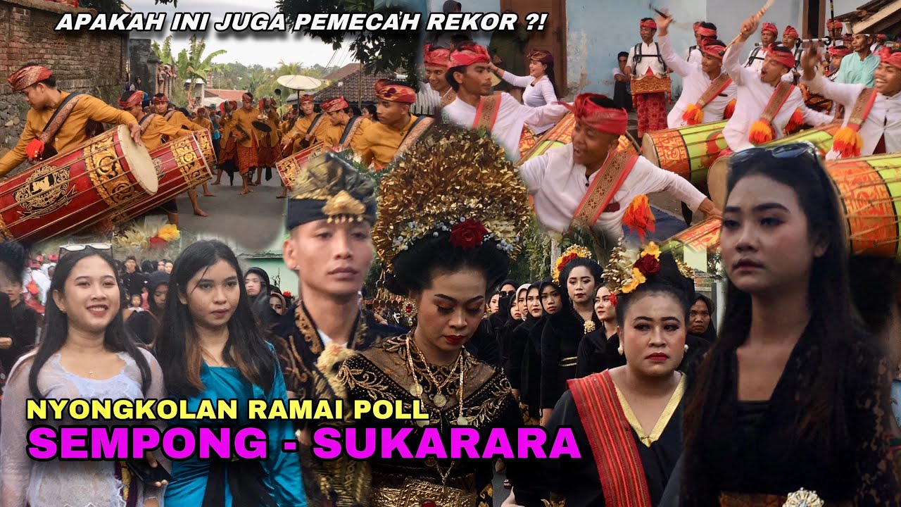 SE PANJANG ITUKAH BARISANNYA ? RAME BANGETTT, NYONGKOLAN SEMPONG KE SUKARARA GEGERKAN SEMUA WARGA
