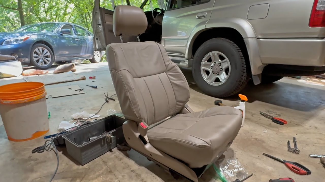 3rd generation (96-02) Toyota 4Runner front seat cover replacement