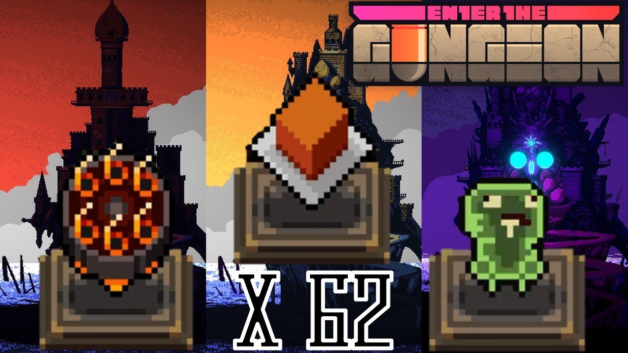 62 ESPECIAS + Sexta recamara + Clon | Enter The Gungeon