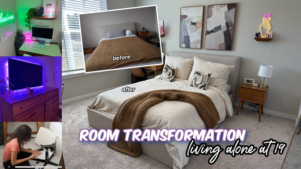 Extreme Room Makeover *aesthetic/pinterest bedroom transformation* | LexiVee