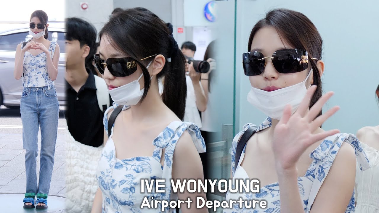 아이브 장원영 출국 직캠 (IVE WONYOUNG) @ 인천공항｜230623