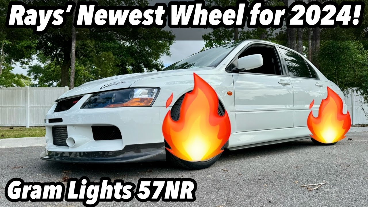 New Wheels Installed on my Evo 9! | Gram Lights 57NR