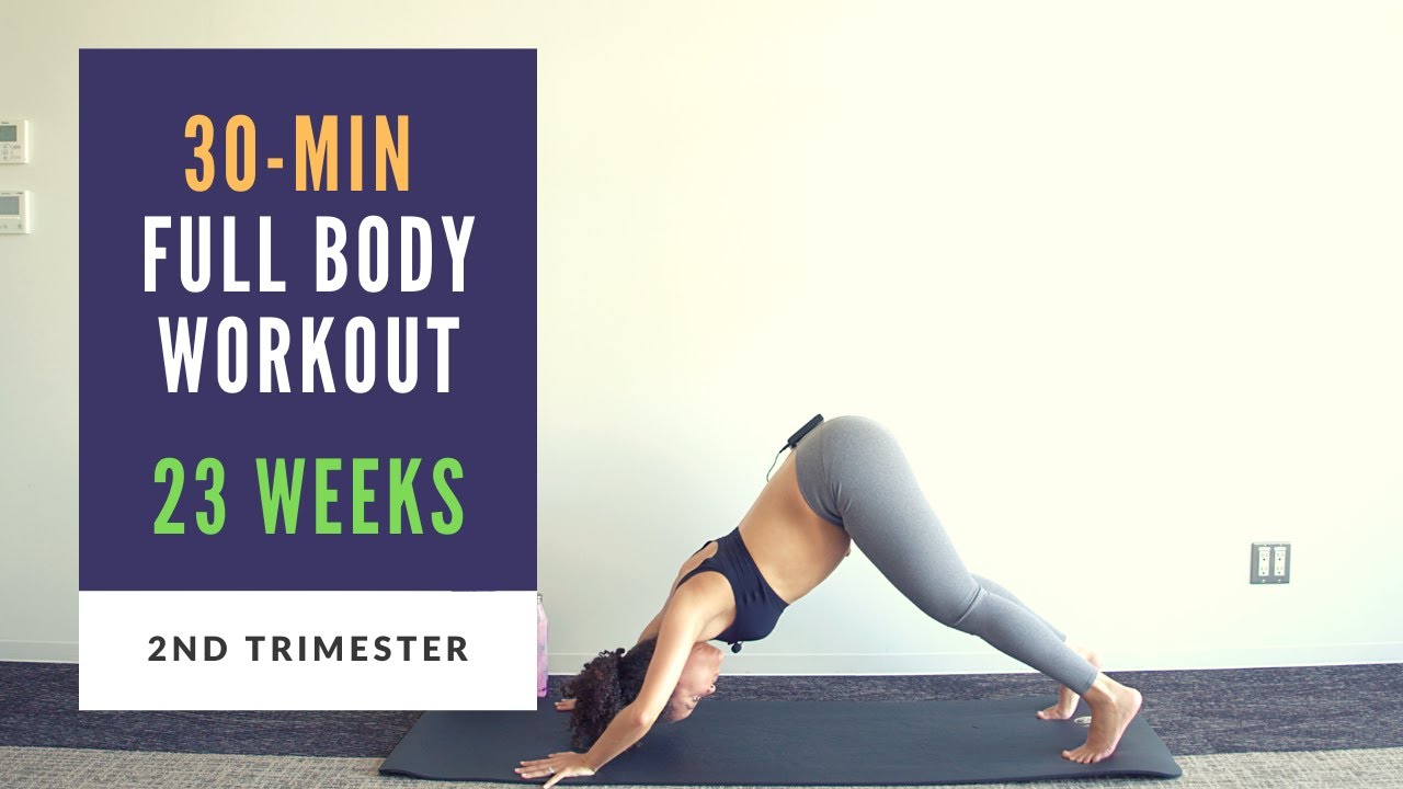 Week 23 of Pregnancy | 30-min Full Body Prenatal Workout