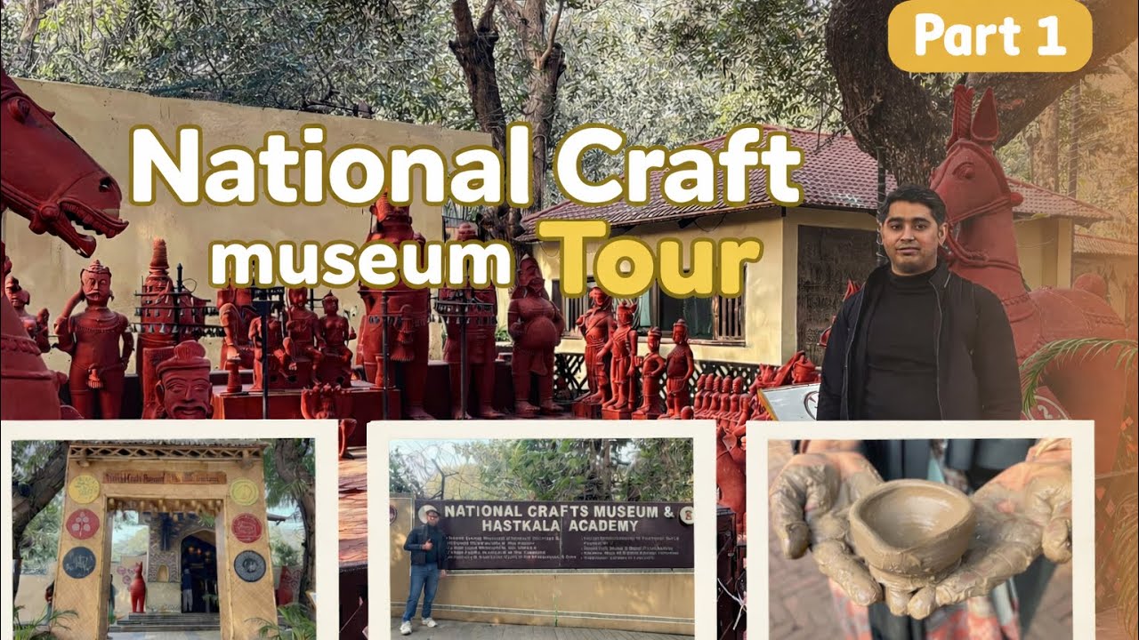 National Craft Museum Delhi Tour | Hidden Gem of India! 🇮🇳✨ (Part 1)