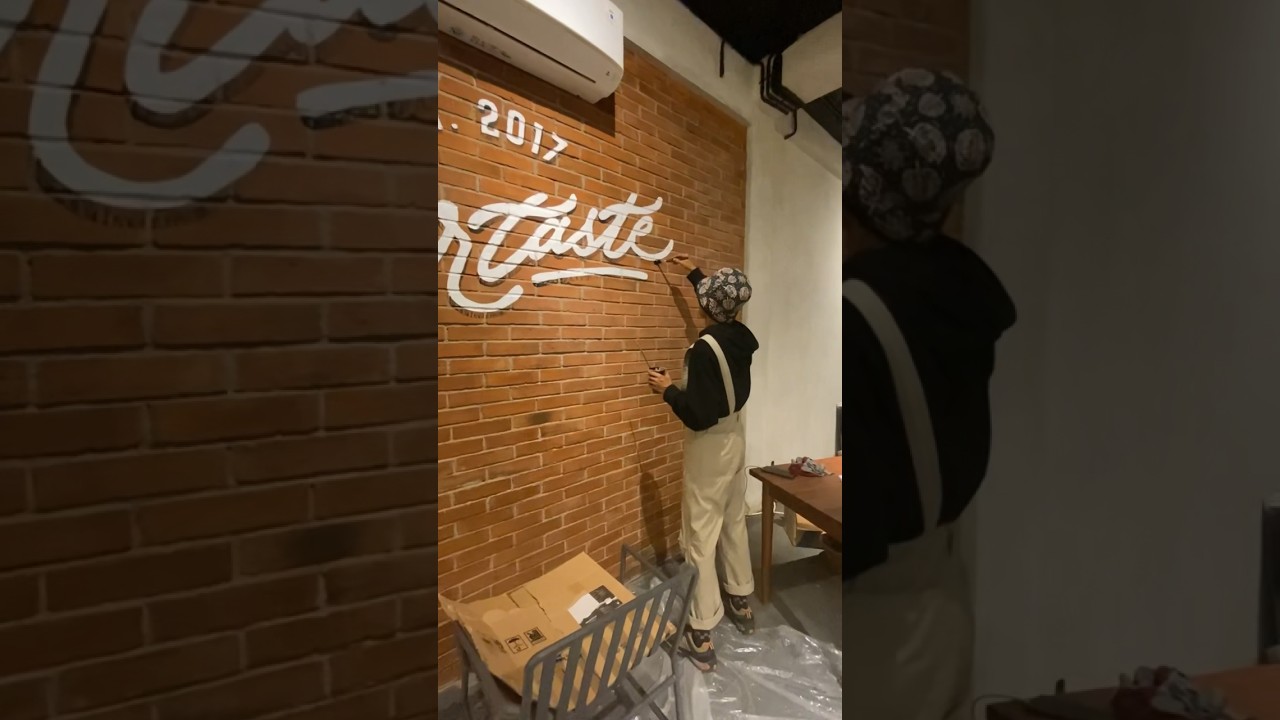 Mural kafe overtaste cuma sehari doang