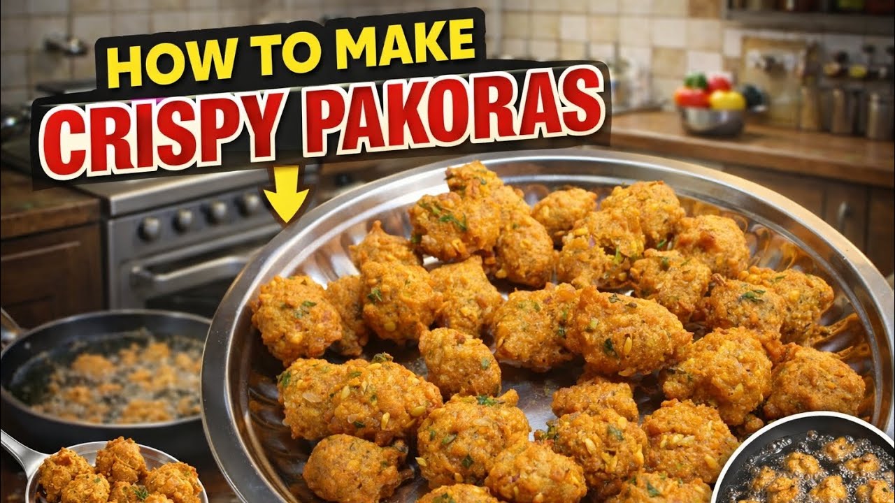 How to make crispy pakoda