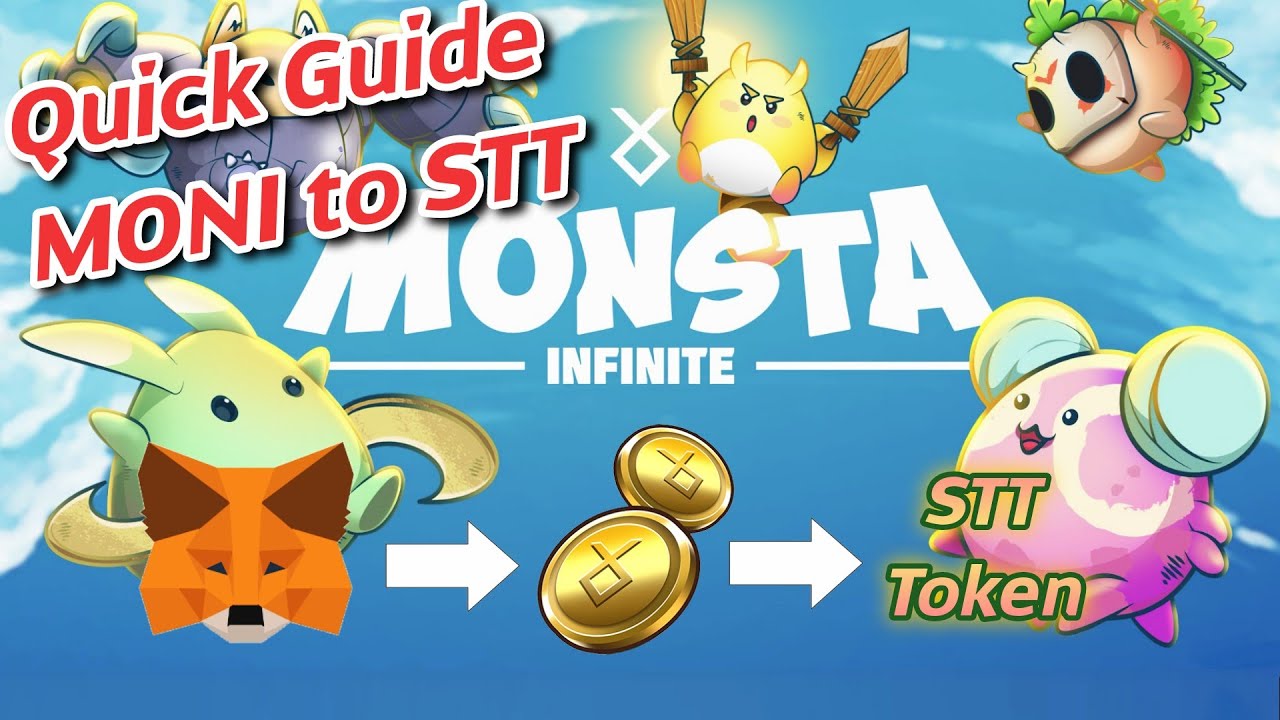 Monsta Infinite - How to Swap Moni to STT on Android From Metamask to Monsta Wallet