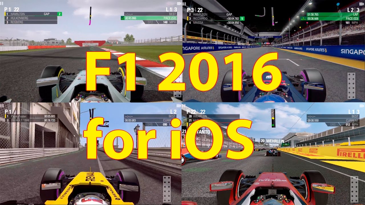 F1 2016 for iOS - GAMEPLAY
