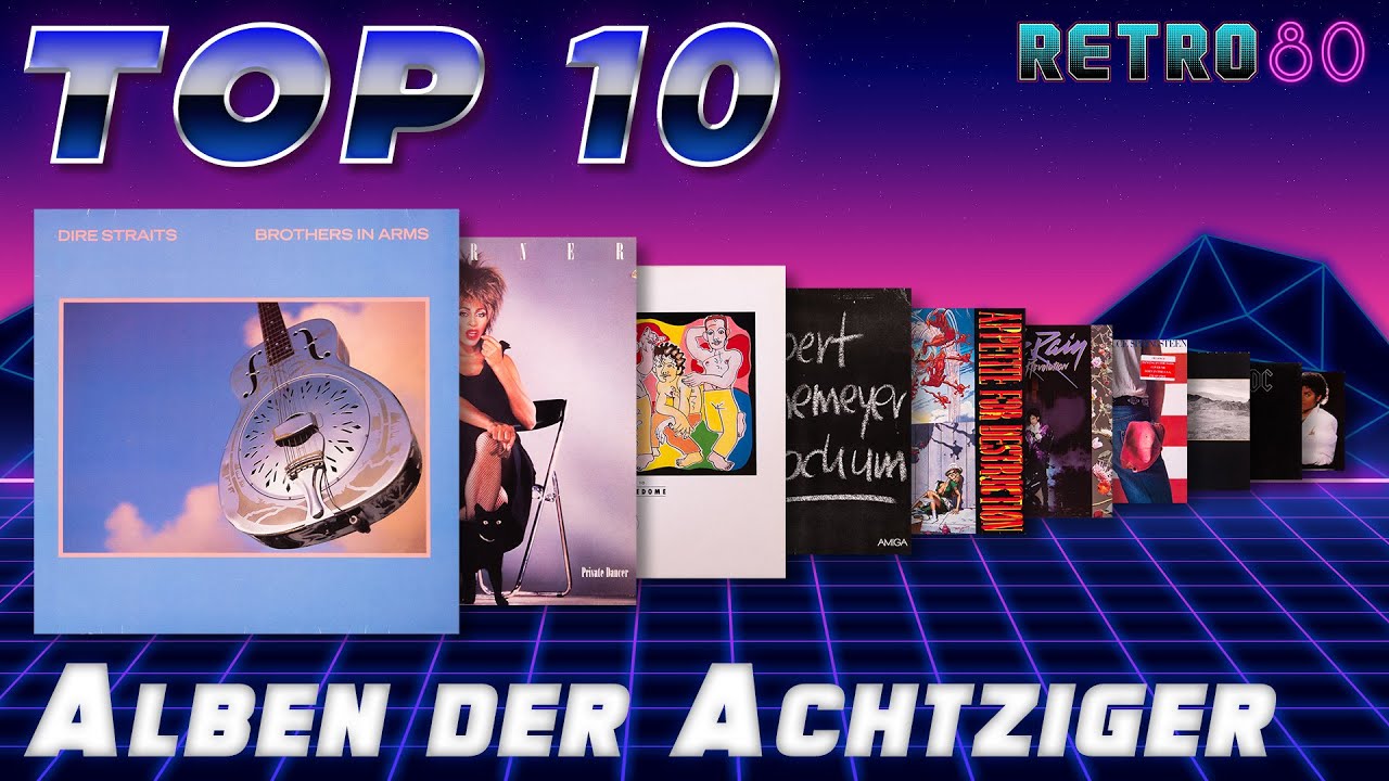 TOP 10 🏆 Alben der 80er Jahre