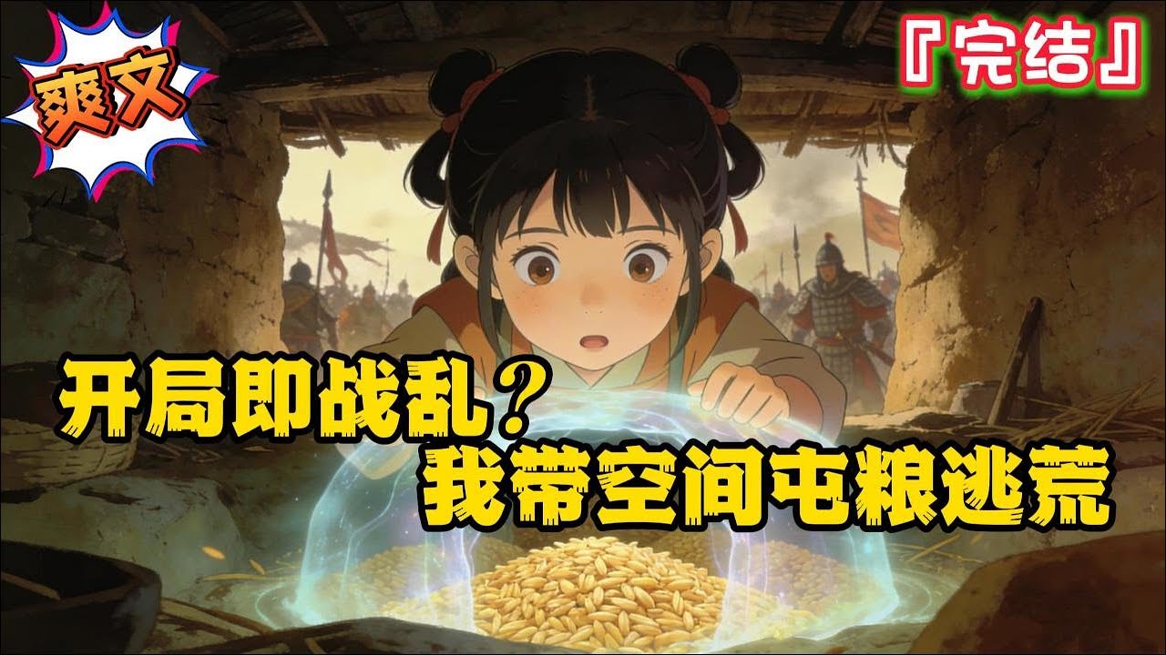 完结《开局即战乱？我带空间屯粮逃荒》【穿越+战乱+天灾+空间+不圣母+女强】现代神射手秦岚魂穿12岁小女孩身上…   #逃荒 #种田 #古代言情 #爽文 #穿越 #小说 #系统 #空间 #女强 #甜宠