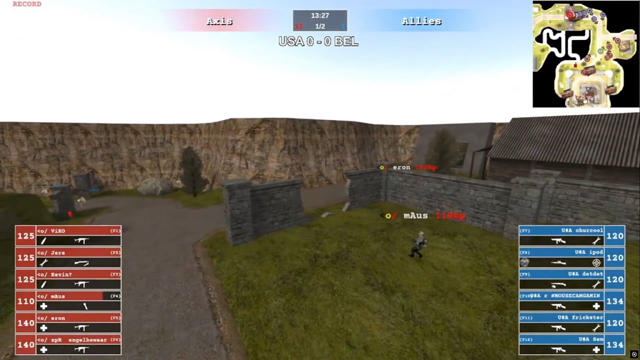 Wolfenstein: Enemy Territory - NationsCup 2025 USA vs BEL