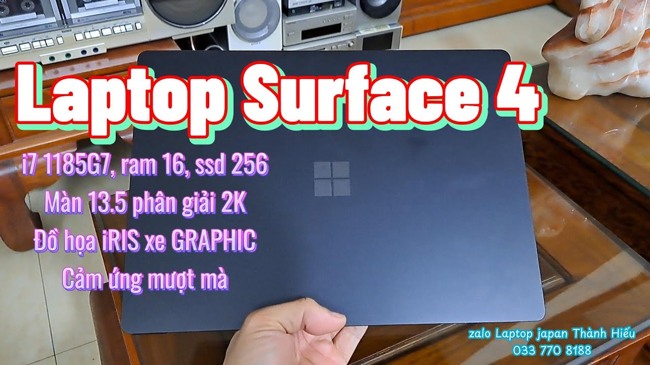 Laptop Surface 4 - i7 1185G7- RAM 16-SSD 256/ MÀN 13.5 Cảm Ứng 2K