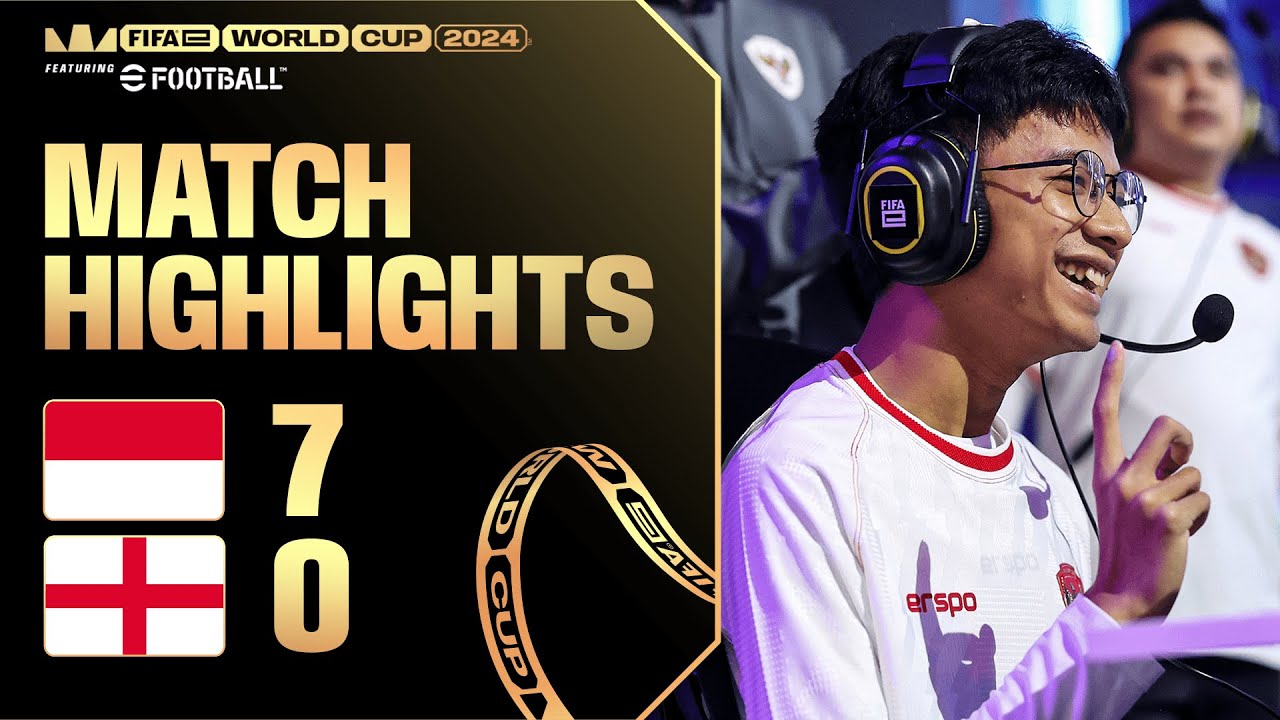When Indonesia Scored 7 Past England! | FIFAe World Cup ft eFootball Console | Group Stage