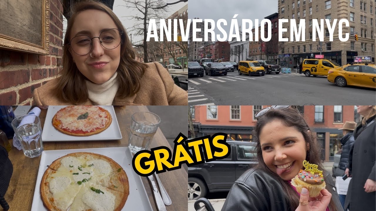 Vlog: pegando freebies de aniversário + passeio em nyc
