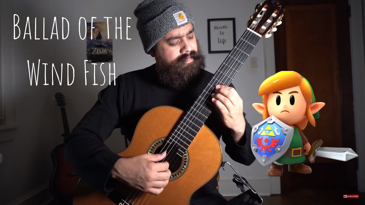 Ballad of the Wind Fish Guitar | ZELDA Guitar Cover (Tabs)