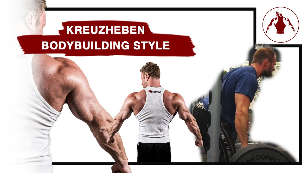 Kreuzheben BODYBUILDING VARIANTE | Sichere Deadlifts | Breiter Rücken
