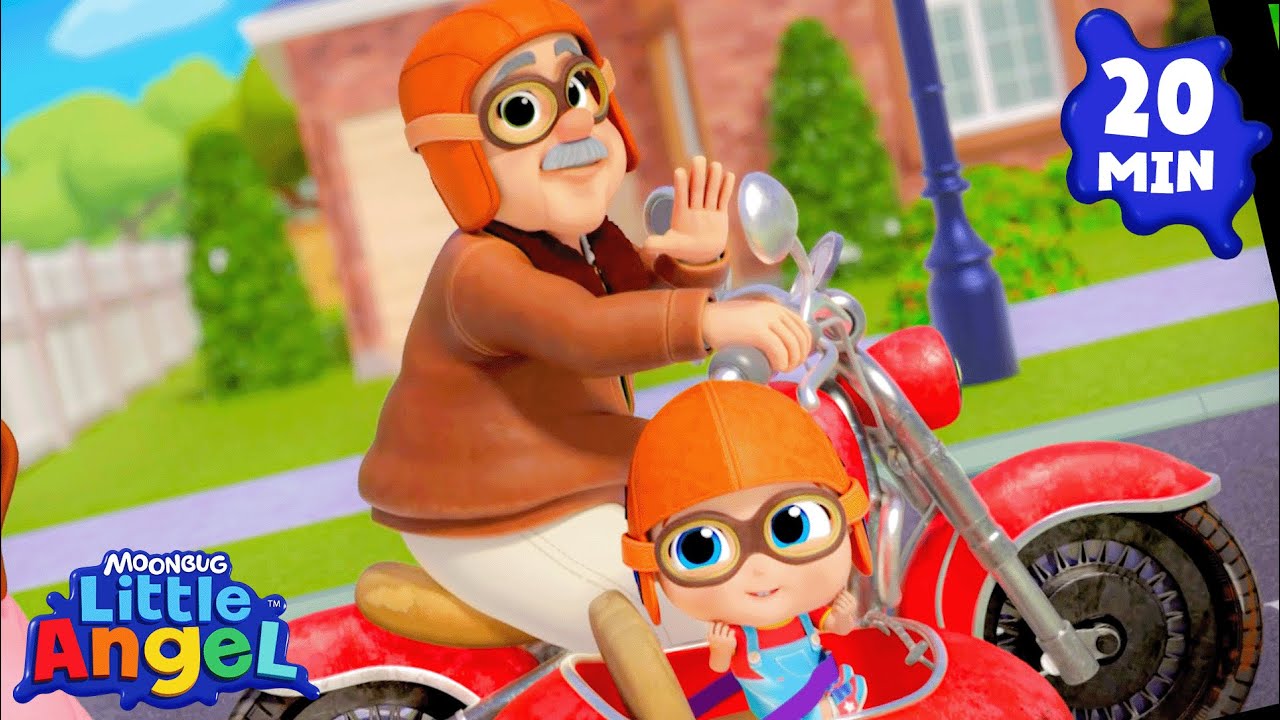 Grandpa & Me Playtime 💕🏍️ | Kids Cartoons and Nursery Rhymes