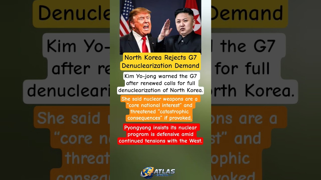 North Korea Rejects G7 Denuclearization Demand