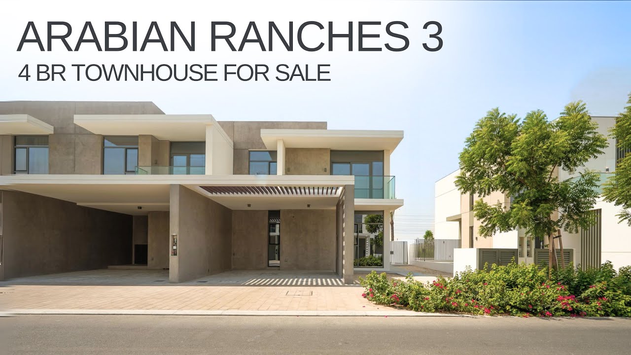 4 BEDROOM TOWNHOUSE FOR SALE IN DUBAI, ARABIAN RANCHES 3, RUBA