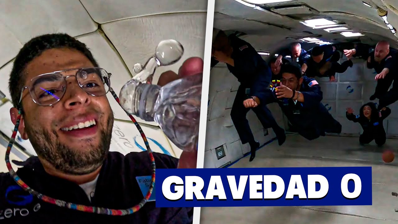 Fuí a Gravedad Cero como los astronautas y esto fue lo que pasó.👨‍🚀