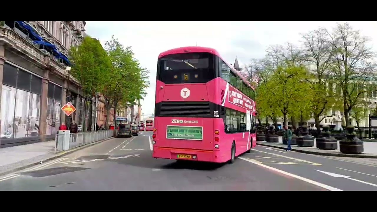 Buses in Belfast City Centre 1/5/23