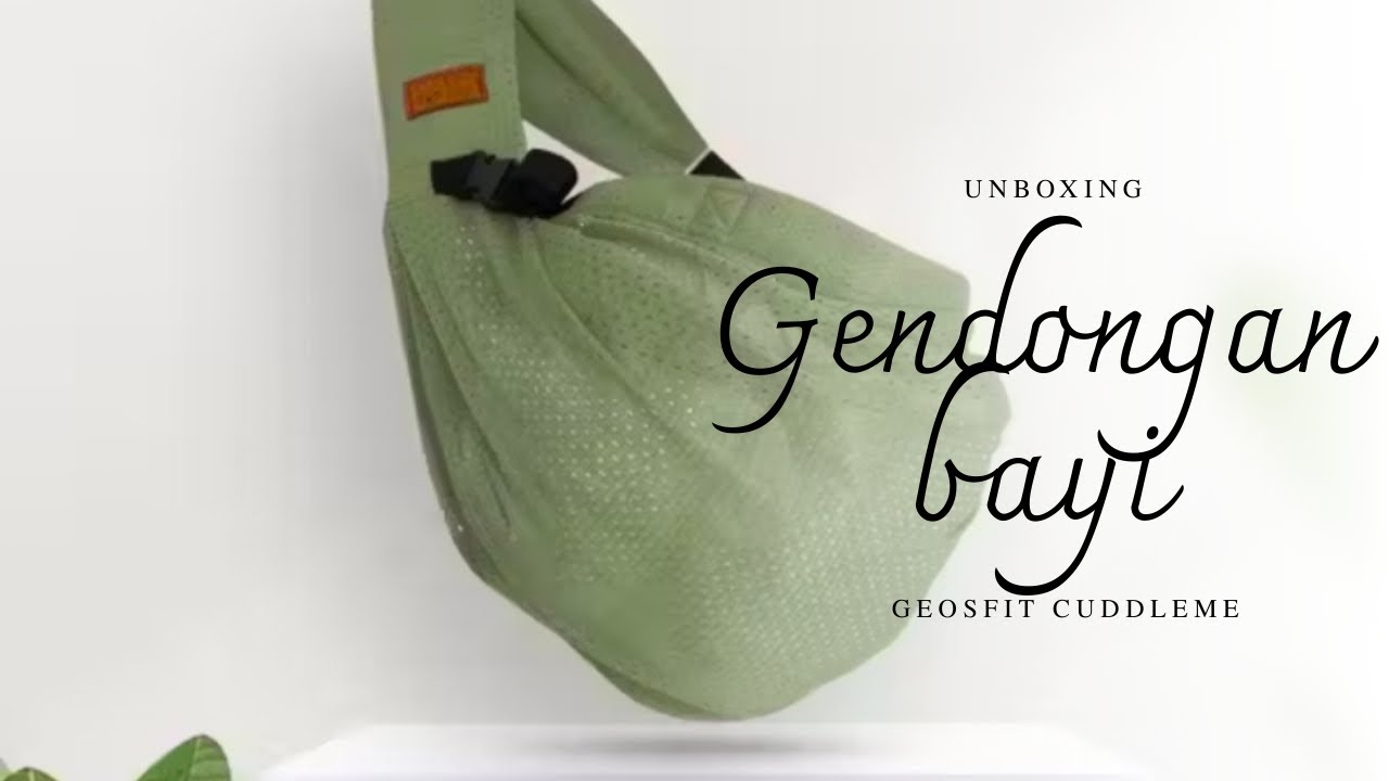 Unboxing gendongan bayi